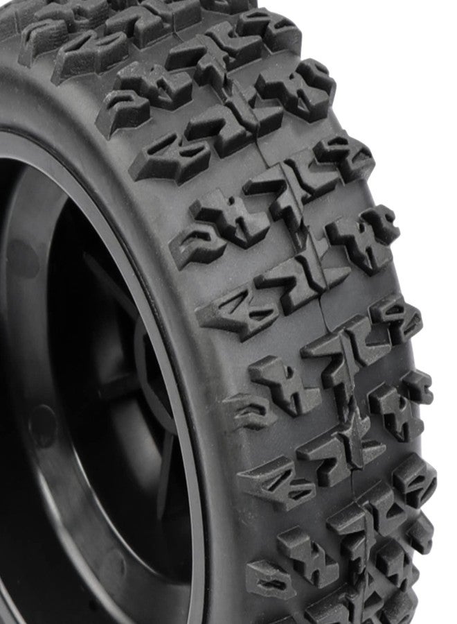 Aimrock 4-Pack 1/10 Pre-Glued 12mm Hex 3.2" Short Course SC Trucks Wheels and Tires Combo for Losi Tenacity Slash Blackout Off-Road Car - Image 3